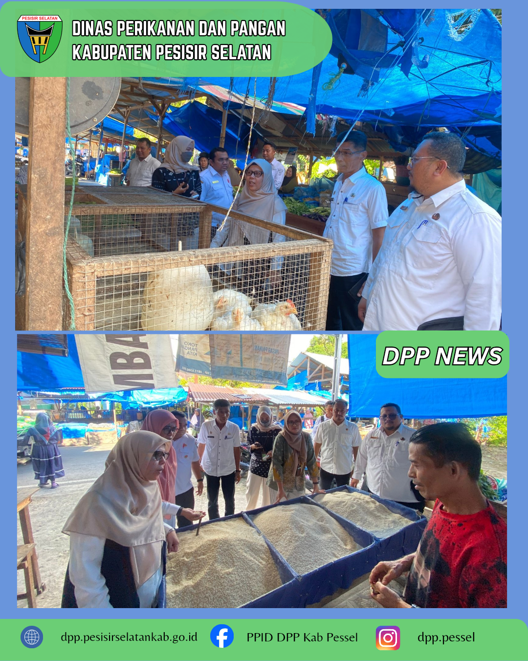 PEMANTAUAN HARGA, KEAMANAN DAN MUTU PANGAN DI PASAR INPRES PAINAN BERSAMA BADAN PANGAN NASIONAL DAN 