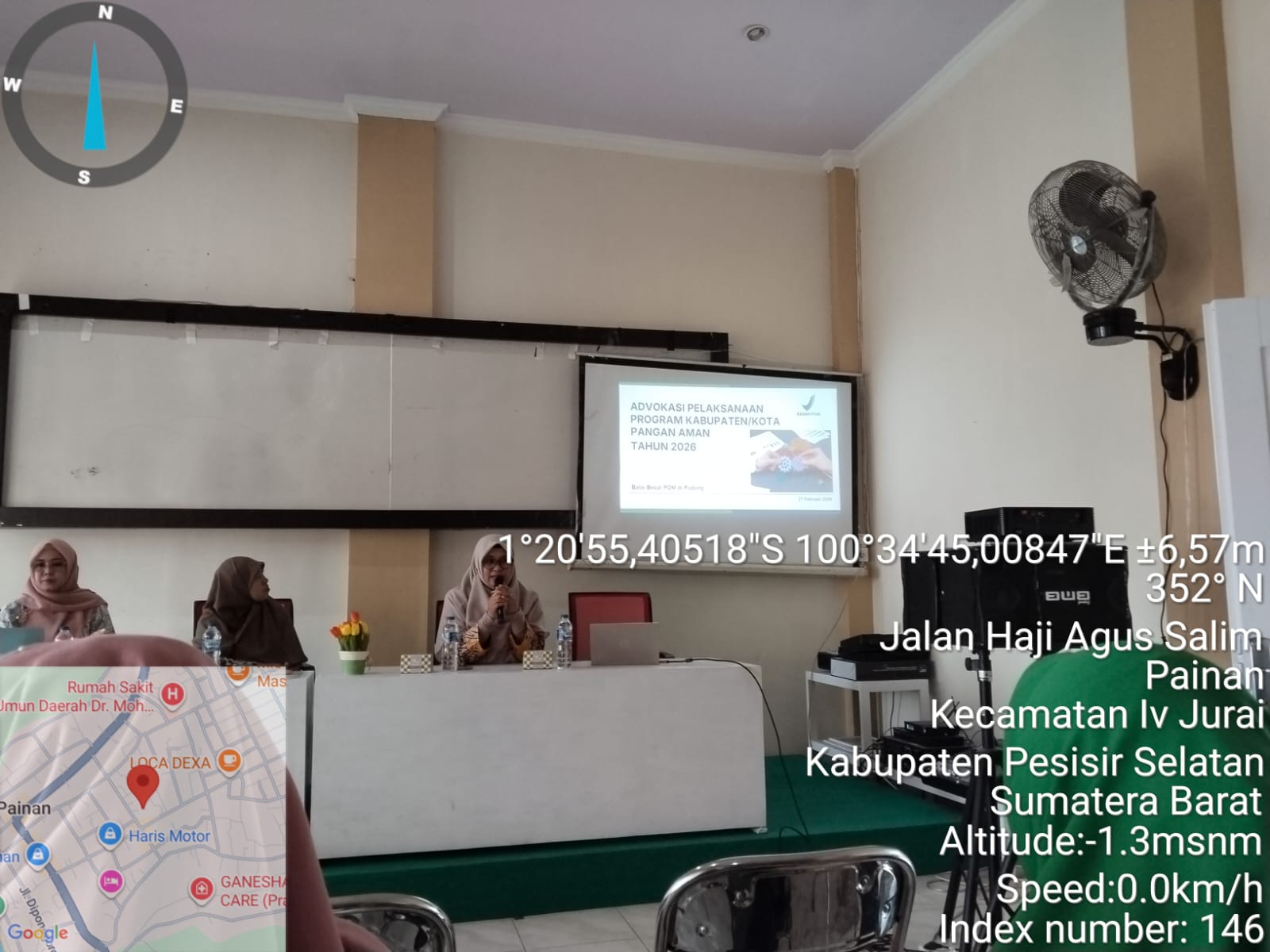 Mengikuti Advokasi Pelaksanaan Penilaian Program Kabupaten/Kota Pangan Aman