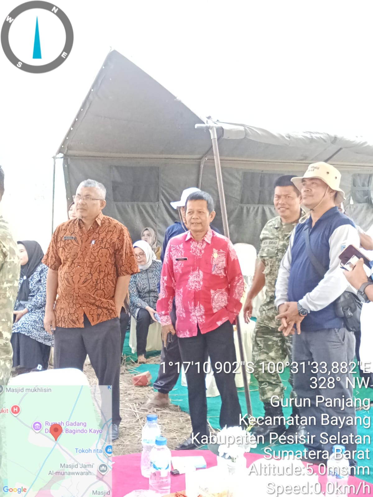 Menghadiri Panen Raya Serentak Serentak Secara Vicon yang Diselenggarakan Oleh Dandim 0311