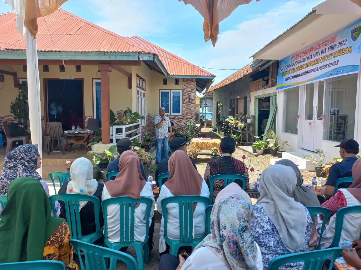 Bantuan Rehab UPI (Unit Pengolah Ikan) di Kelompok Teri Selimut Kecamatan Koto XI Tarusan