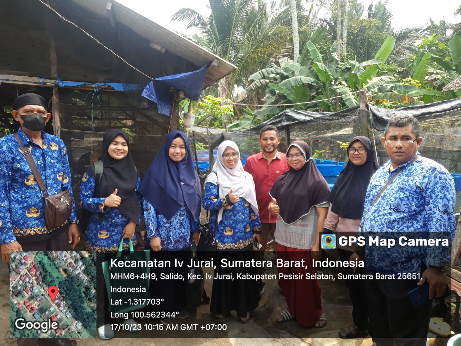 Penilaian Cara Budidaya Ikan yang Baik Dinas Perikanan dan Pangan bersama Tim DKP Provinsi