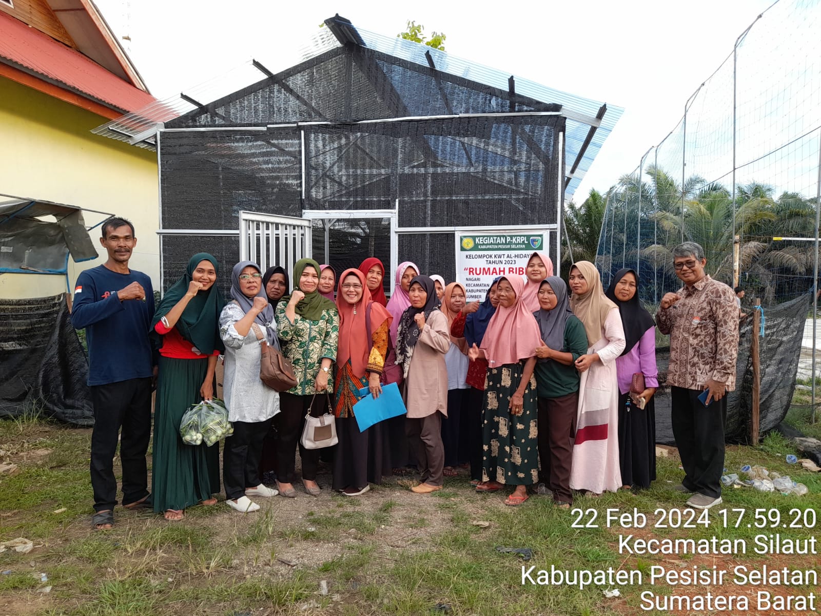 Monev Kegiatan P-KRPL di Kecamatan Silaut