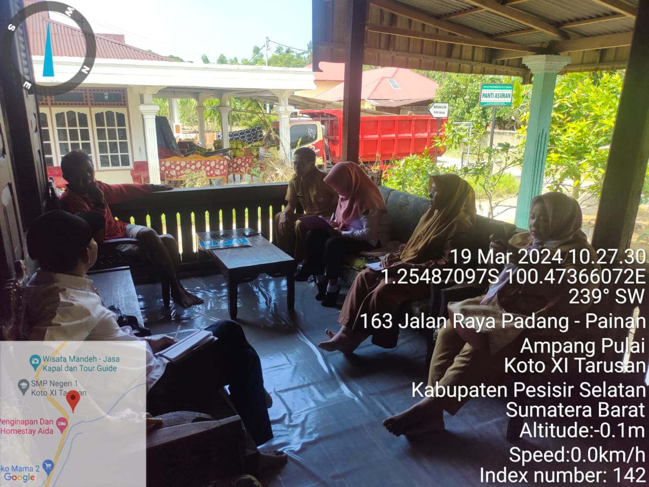 Verifikasi bantuan benih ikan Lele ke Kelompok KUB di Kec. Koto XI Tarusan