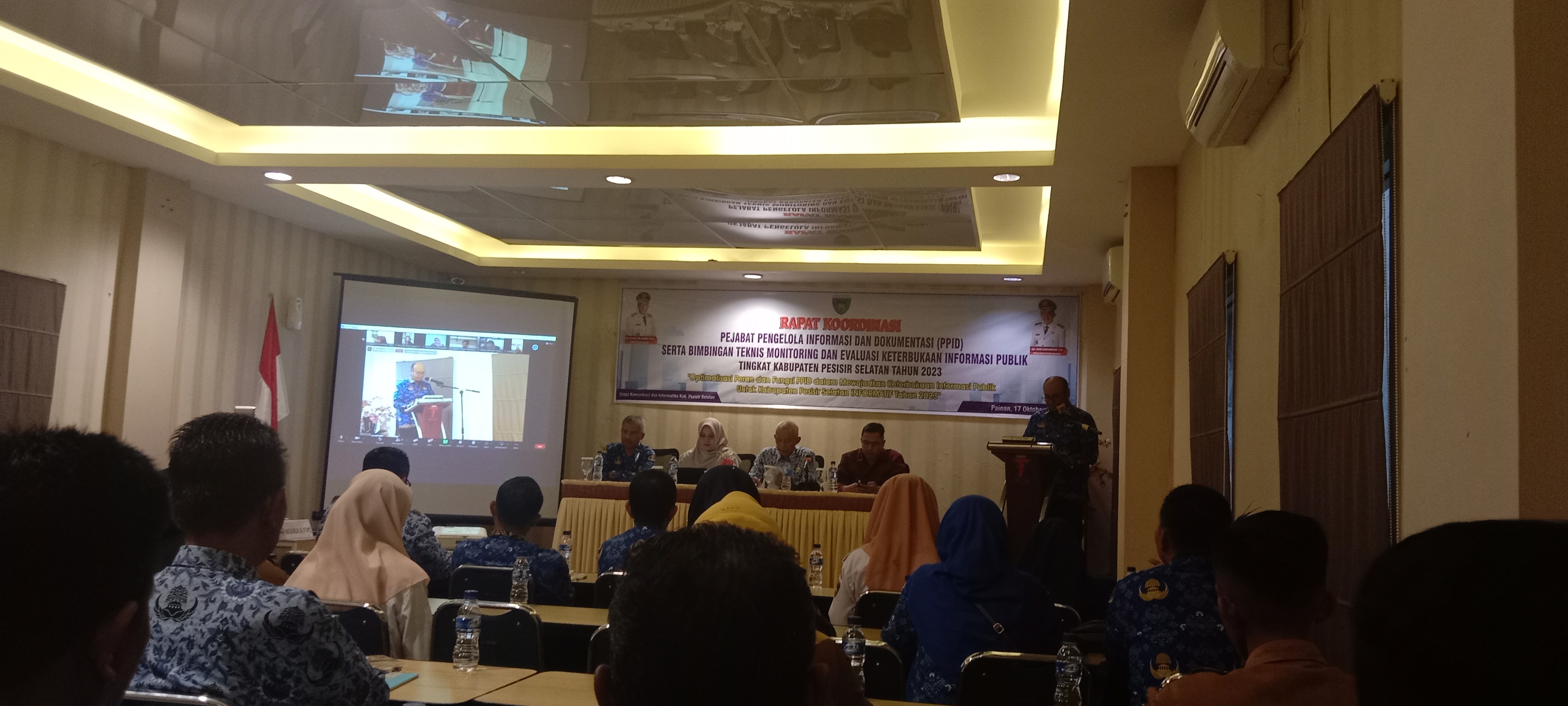 Rapat Koordinasi Pejabat Pengelola Informasi dan Dokumentasi (PPID) serta Bimbingan Teknis Monitorin