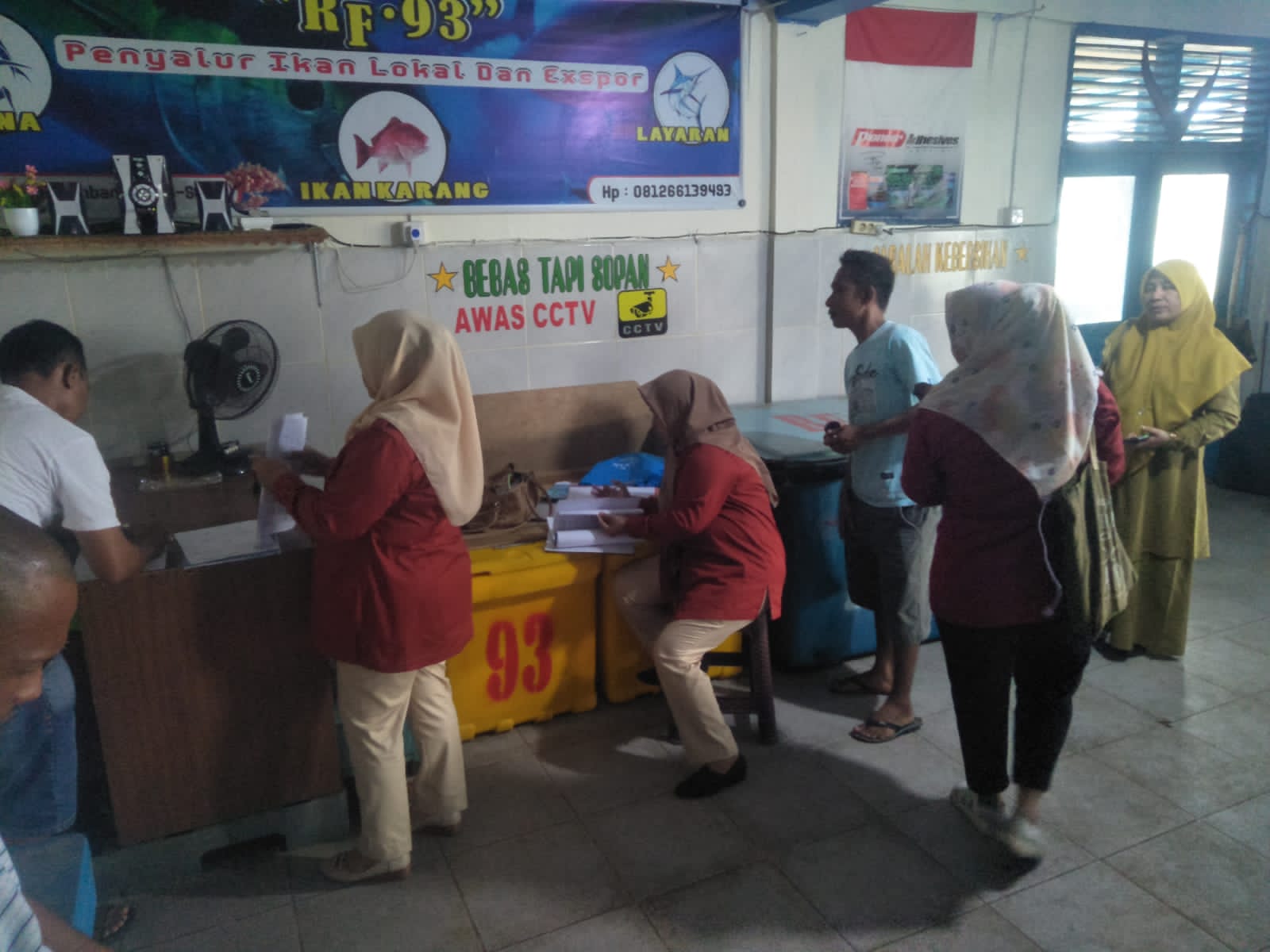 Mendampingi Tim PDSPKP Dinas Kelautan dan Perikanan Provinssi Sumbar Verifikasi Calon Penerima SPG R