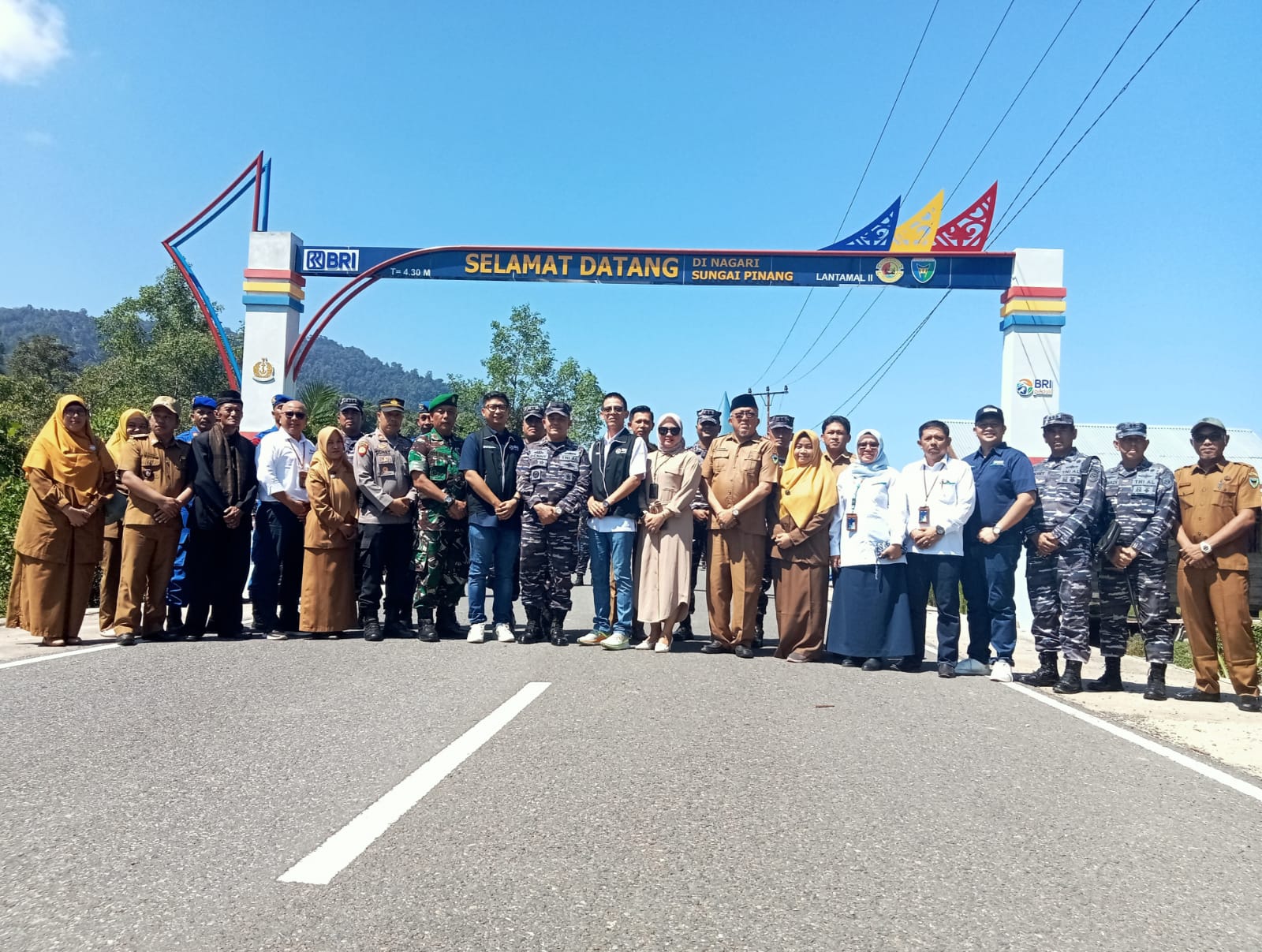 Peresmian Kampung Bahari Nusantara di Sungai Pinang Kecamatan Koto XI Tarusan