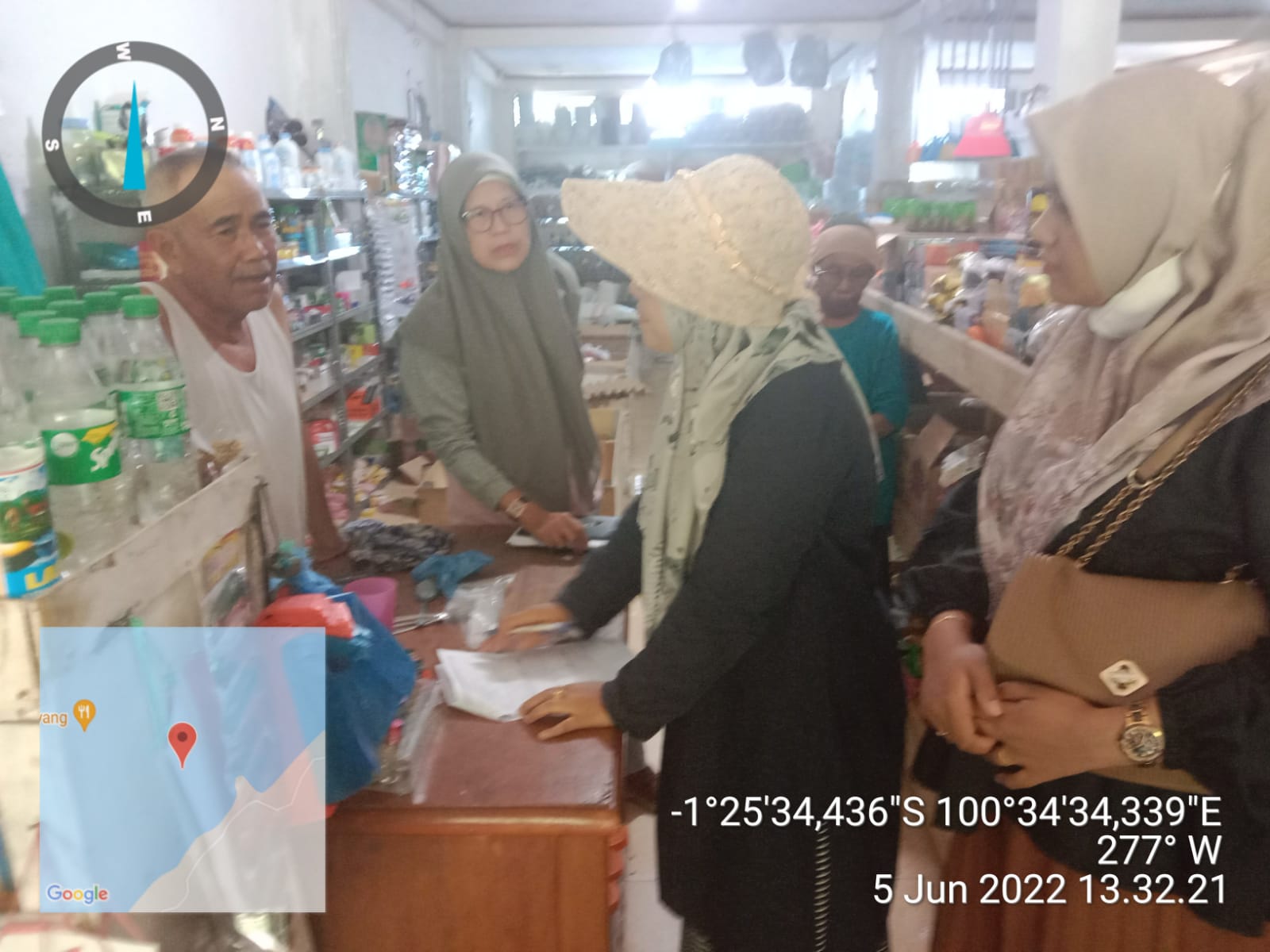 Survey Cadangan Beras Nasional tahun 2022  (SCBN22) di nagari IV koto Hilie kec. Batang Kapas