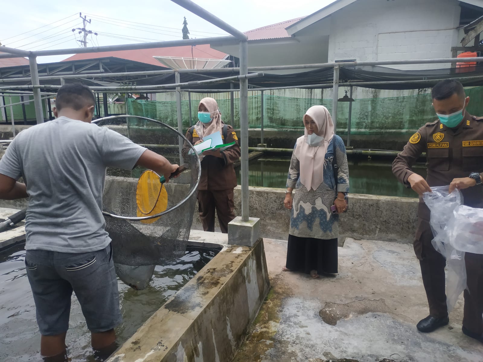 PEMERIKSAAN KESEHATAN IKAN DI BBI PINCURAN BOGA PAINAN