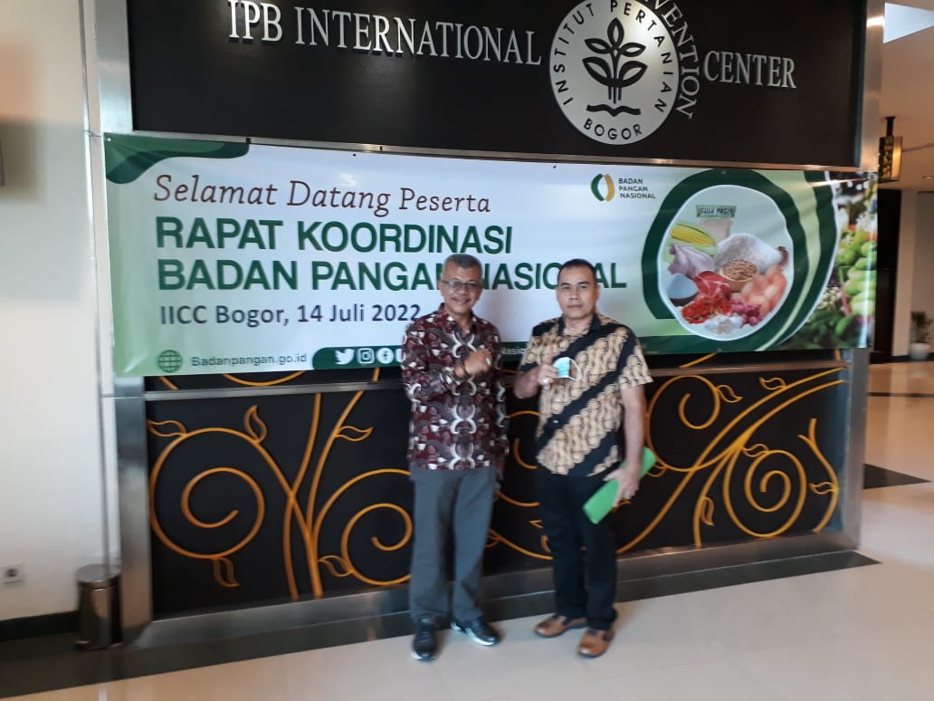 MENGHADIRI RAPAT KOORDINASI BADAN PANGAN NASIONAL DI BOGOR