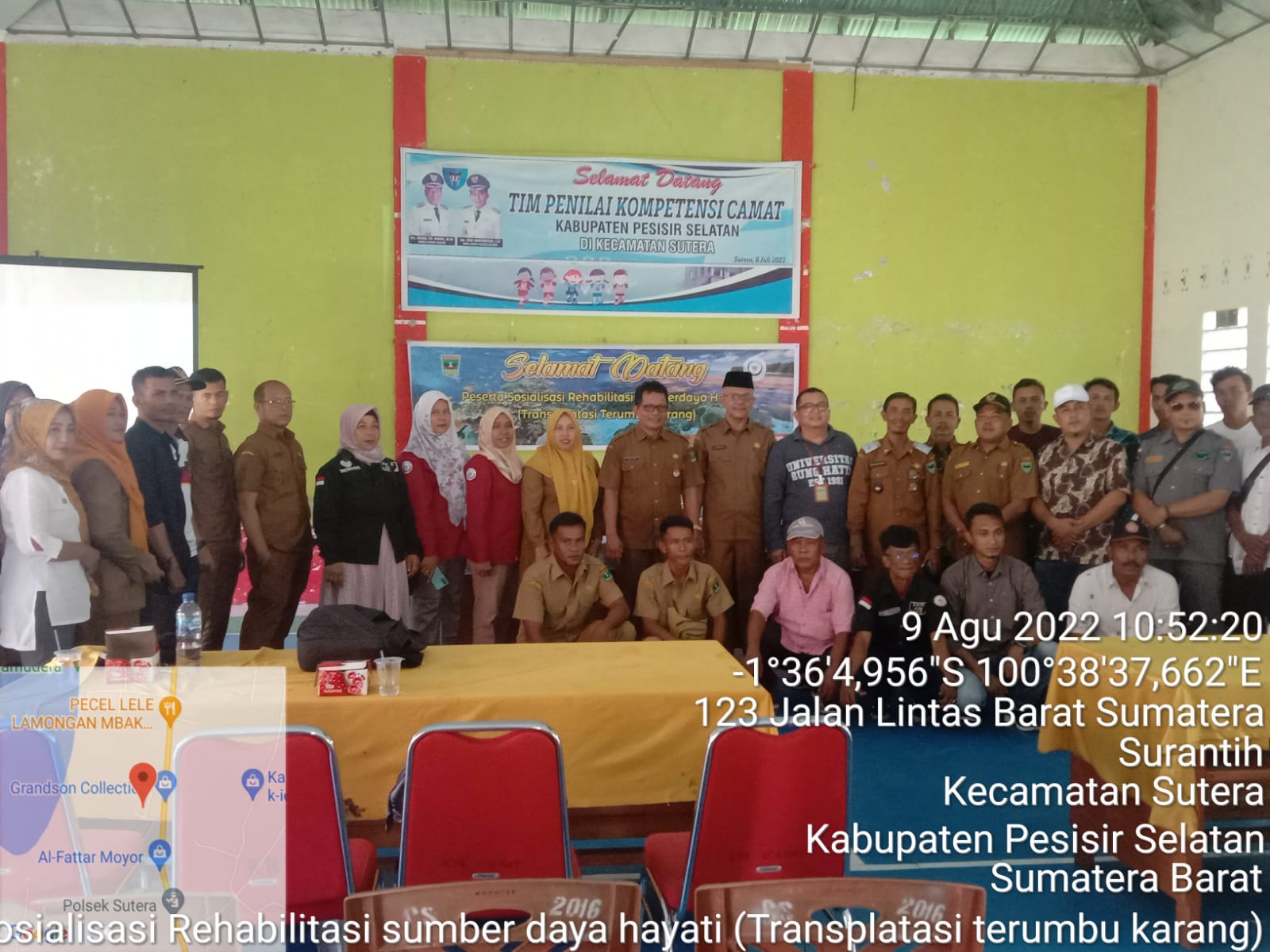 DINAS PERIKANAN DAN PANGAN KABUPATEN PESISIR SELATAN MENGIKUTI SOSIALISASI REHABILITASI SUMBERDAYA H
