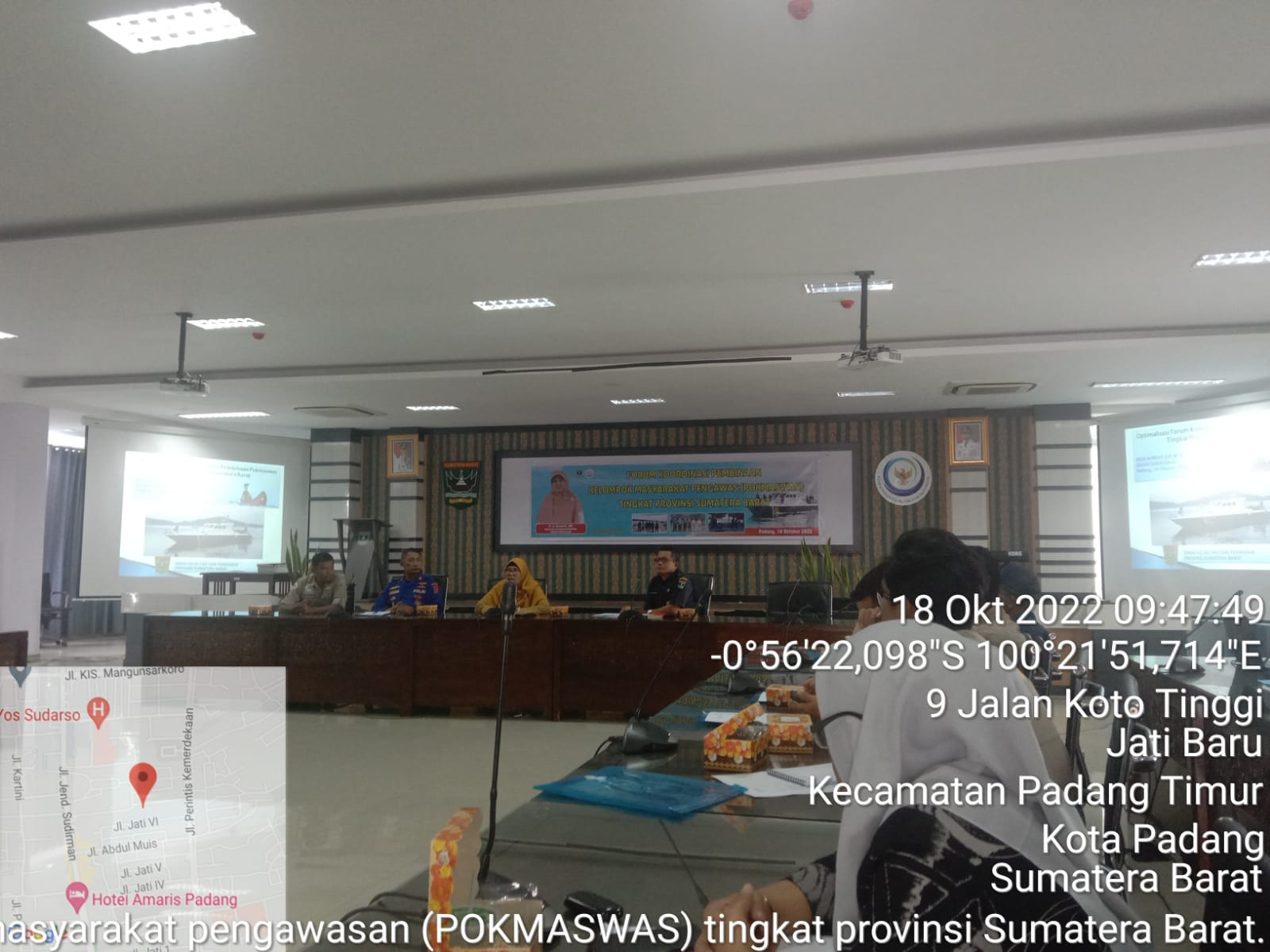 DINAS PERIKANAN DAN PANGAN KABUPATEN PESISIR SELATAN HADIRI RAPAT KOORDINASI KELOMPOK MASYARAKAT PEN