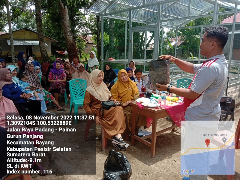 Sekolah Lapang (SL) di KWT Karpa Indah, Kecamatan Bayang