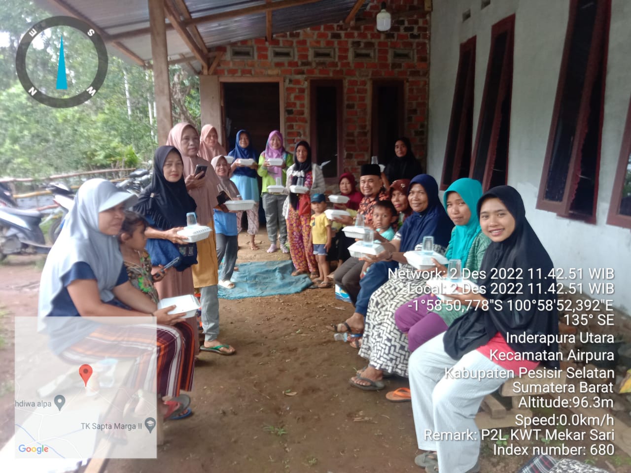 SL (Sekolah Lapang) di KWT Mekar Sari Kecamatan Air Pura