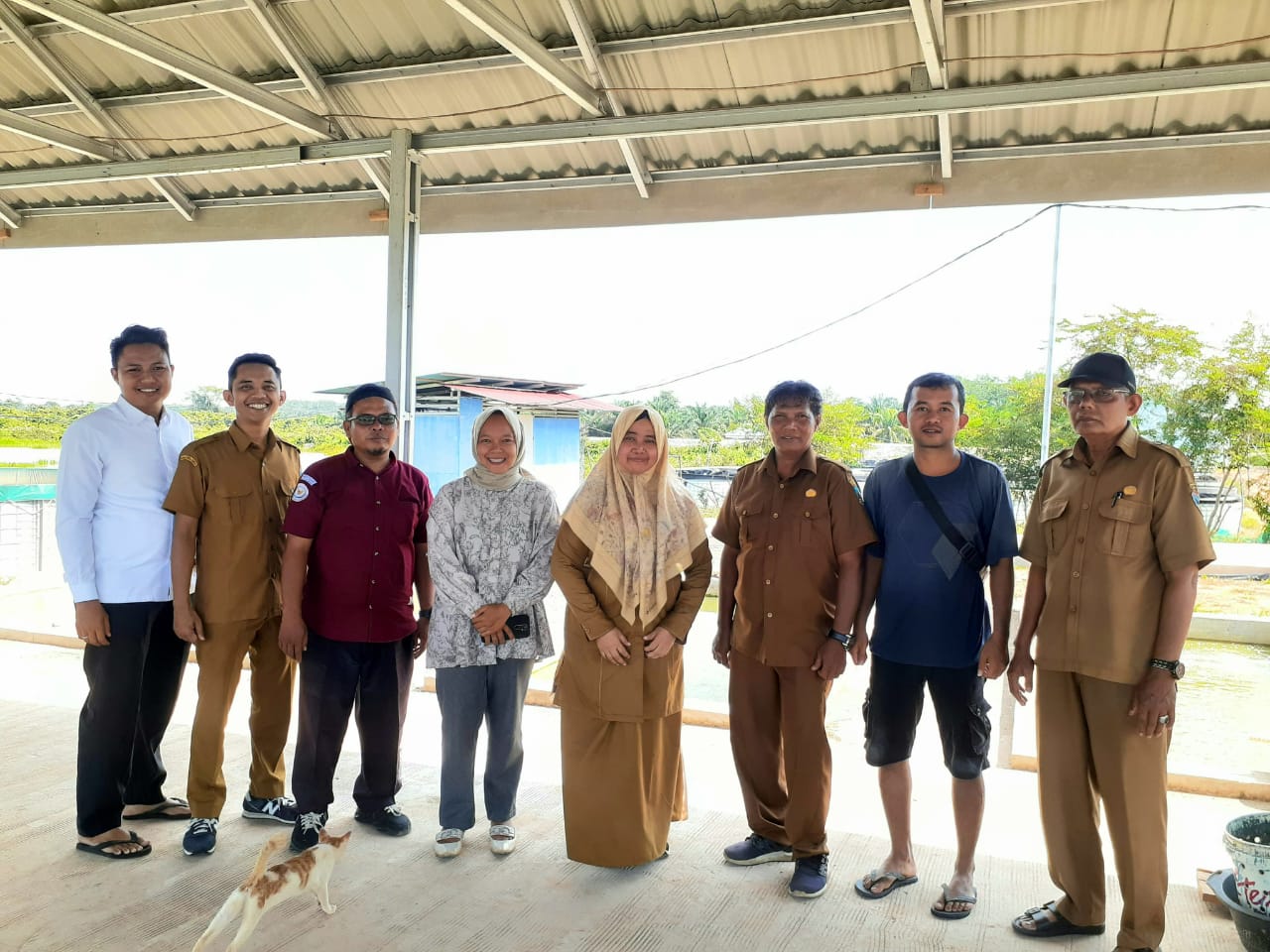 Kunjungan ke Balai Benih Ikan Lokal di Dharmasraya