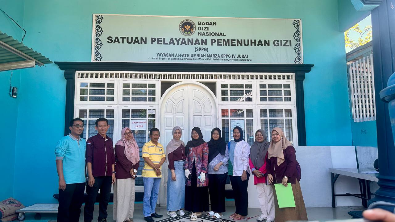 DINAS PERIKANAN DAN PANGAN PESISIR SELATAN KUNJUNGI SPPG YAYASAN AL FATIH UMNIAH NARZAH